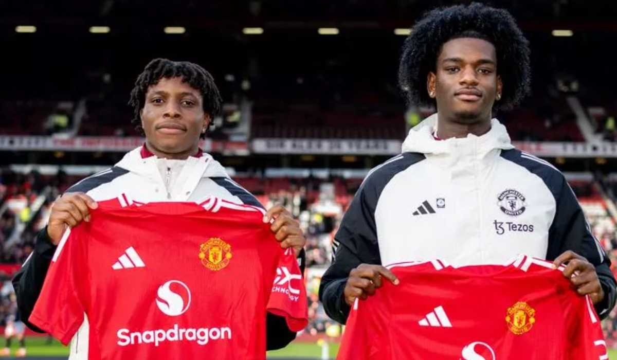 Patrick Dorgu dan Jayden Heaven diperkenalkan sebagai pemain baru Manchester United