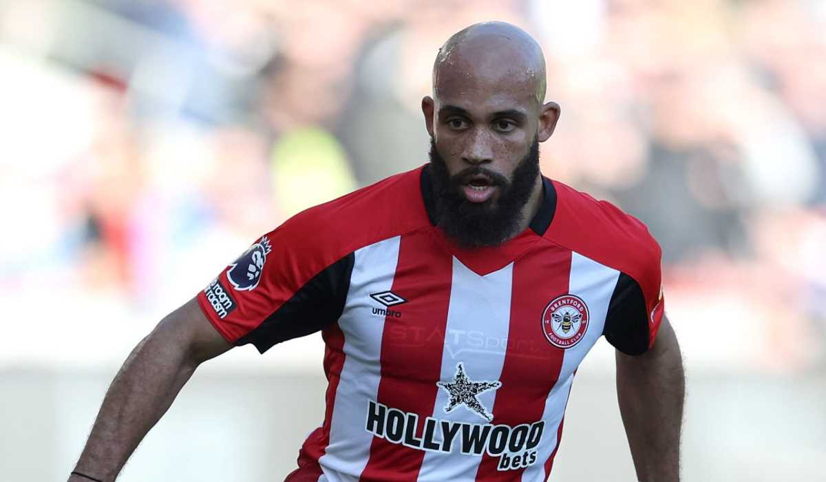 Bryan Mbeumo di laga Brentford vs Tottenham Hotspur