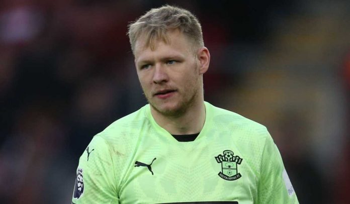 Aaron Ramsdale saat memperkuat Southampton