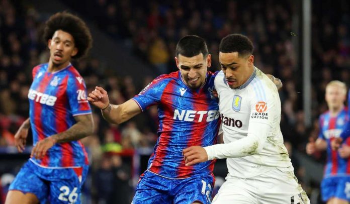 Hasil pertandingan Crystal Palace vs Aston Villa