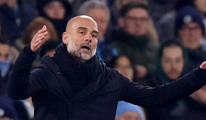 Reaksi Pep Guardiola di laga Manchester City vs Real Madrid