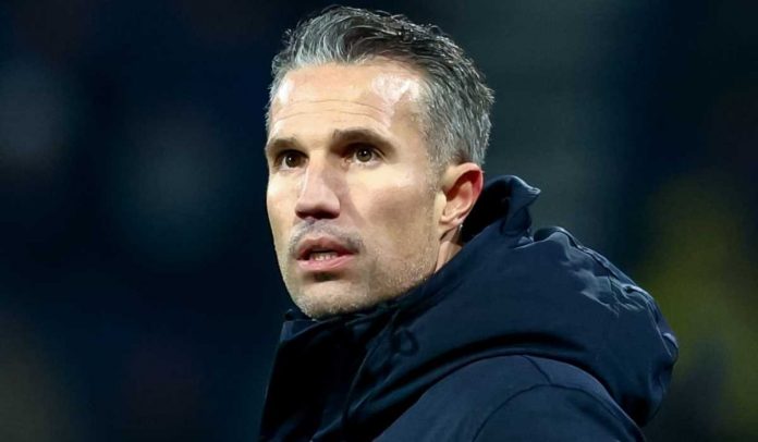 Robin van Persie di laga SC Heerenveen v FC Twente