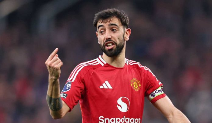 Reaksi Bruno Fernandes di laga Manchester United vs Arsenal